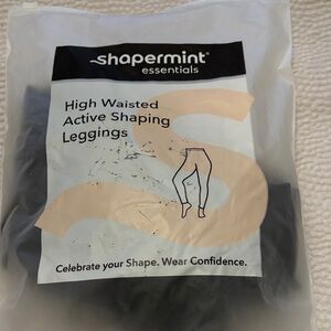 Shapermint High Waisted Active Shaping Leggings in black